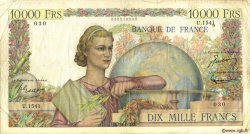 10000 Francs GÉNIE FRANÇAIS FRANCE  1951 F.50.51 TB+