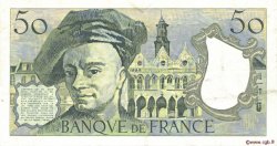 50 Francs QUENTIN DE LA TOUR FRANCE  1982 F.67.08 TTB