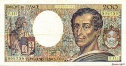 200 Francs MONTESQUIEU FRANCE  1992 F.70.12a TTB