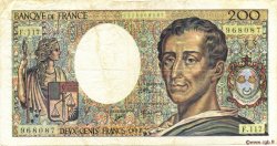 200 Francs MONTESQUIEU FRANCE  1992 F.70.12b pr.TTB