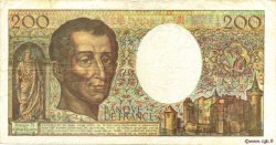 200 Francs MONTESQUIEU FRANCE  1992 F.70.12b pr.TTB