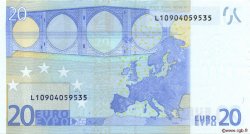 20 Euro EUROPE  2002 €.120.01 SPL