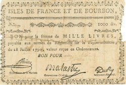 1000 Livres ISLES DE FRANCE ET BOURBON  1790 P.23 B