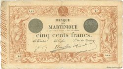 500 Francs MARTINIQUE  1910 P.09 pr.TB