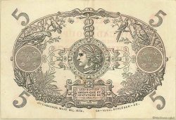 5 Francs Cabasson rouge GUADELOUPE  1945 P.07e TTB