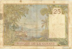 25 Francs GUYANE  1940 P.07 B à TB