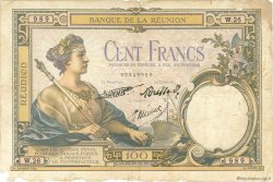 100 Francs ÎLE DE LA RÉUNION  1940 P.24 B+