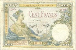 100 Francs MARTINIQUE  1945 P.13 B+