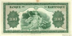 100 Francs MARTINIQUE  1943 P.19a TTB+