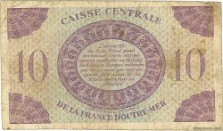 10 Francs MARTINIQUE  1944 P.23 TB