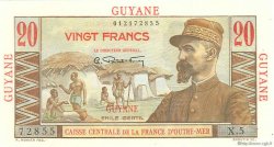 20 Francs Émile Gentil GUYANE  1946 P.21 NEUF