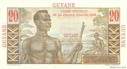 20 Francs Émile Gentil GUYANE  1946 P.21 NEUF