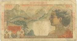 100 Francs La Bourdonnais MARTINIQUE  1946 P.31a B