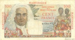 100 Francs La Bourdonnais MARTINIQUE  1946 P.31a TTB