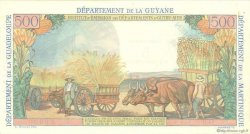 5 Nouveaux Francs sur 500 Francs Pointe à Pitre Spécimen ANTILLES FRANÇAISES  1962 P.04s SUP+