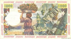 10 Nouveaux Francs sur 1000 Francs Pêcheur ANTILLES FRANÇAISES  1960 P.02 TTB