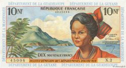 10 Nouveaux Francs ANTILLES FRANÇAISES  1962 P.05a SUP+