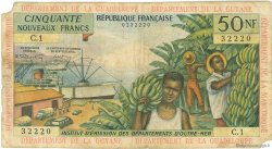 50 Nouveaux Francs ANTILLES FRANÇAISES  1962 P.06a pr.TB
