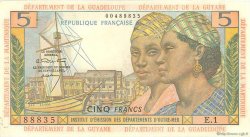 5 Francs ANTILLES FRANÇAISES  1964 P.07a SUP