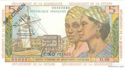5 Francs Spécimen ANTILLES FRANÇAISES  1964 P.07s NEUF