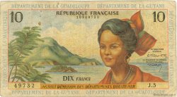 10 Francs ANTILLES FRANÇAISES  1964 P.08b B