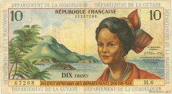 10 Francs ANTILLES FRANÇAISES  1964 P.08b pr.TTB