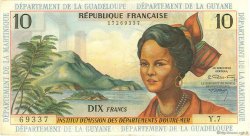10 Francs ANTILLES FRANÇAISES  1964 P.08b SUP