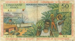 50 Francs ANTILLES FRANÇAISES  1966 P.09b TB