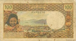 100 Francs TAHITI  1969 P.23 B