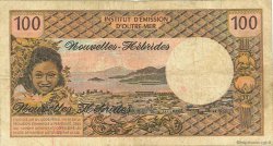 100 Francs NOUVELLES HÉBRIDES  1972 P.18b B+