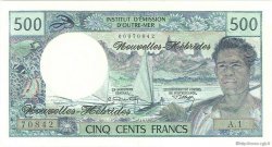 500 Francs NOUVELLES HÉBRIDES  1970 P.19a NEUF
