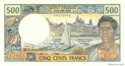 500 Francs TAHITI  1970 P.25a SPL