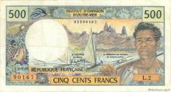 500 Francs TAHITI  1982 P.25b2 TTB