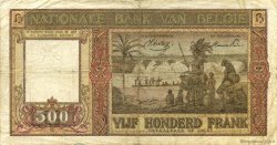 500 Francs BELGIQUE  1945 P.127 TB+