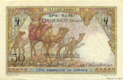 50 Francs Spécimen DJIBOUTI  1952 P.25s SUP