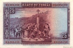 25 Pesetas SPAIN  1928 P.074b UNC-