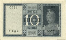 10 Lire ITALIE  1944 P.025c NEUF