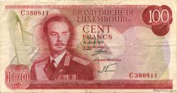 100 Francs LUXEMBOURG  1970 P.56a TTB