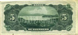 5 Pesos Non émis MEXIQUE Guerrero 1914 PS.0298c SUP