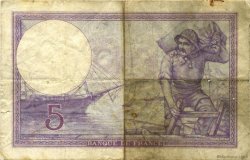 5 Francs FEMME CASQUÉE FRANCE  1918 F.03.02 TB