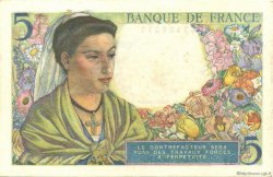 5 Francs BERGER FRANCE  1943 F.05.03 SPL
