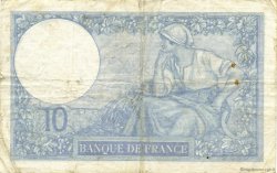 10 Francs MINERVE modifié FRANCE  1941 F.07.26 TB