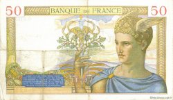 50 Francs CÉRÈS FRANCE  1935 F.17.18 TTB