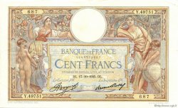 100 Francs LUC OLIVIER MERSON grands cartouches FRANCE  1935 F.24.14 XF-