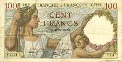 100 Francs SULLY FRANCE  1939 F.26.19 TTB