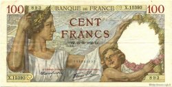 100 Francs SULLY FRANCE  1940 F.26.39 TTB