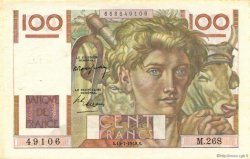 100 Francs JEUNE PAYSAN FRANCE  1948 F.28.19 pr.SUP