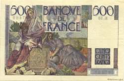 500 Francs CHATEAUBRIAND FRANCE  1945 F.34.01 TTB+