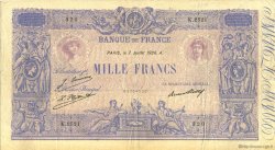 1000 Francs BLEU ET ROSE FRANCE  1926 F.36.43 TB à TTB
