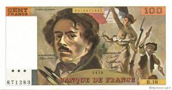 100 Francs DELACROIX modifié FRANCE  1979 F.69.02c pr.NEUF